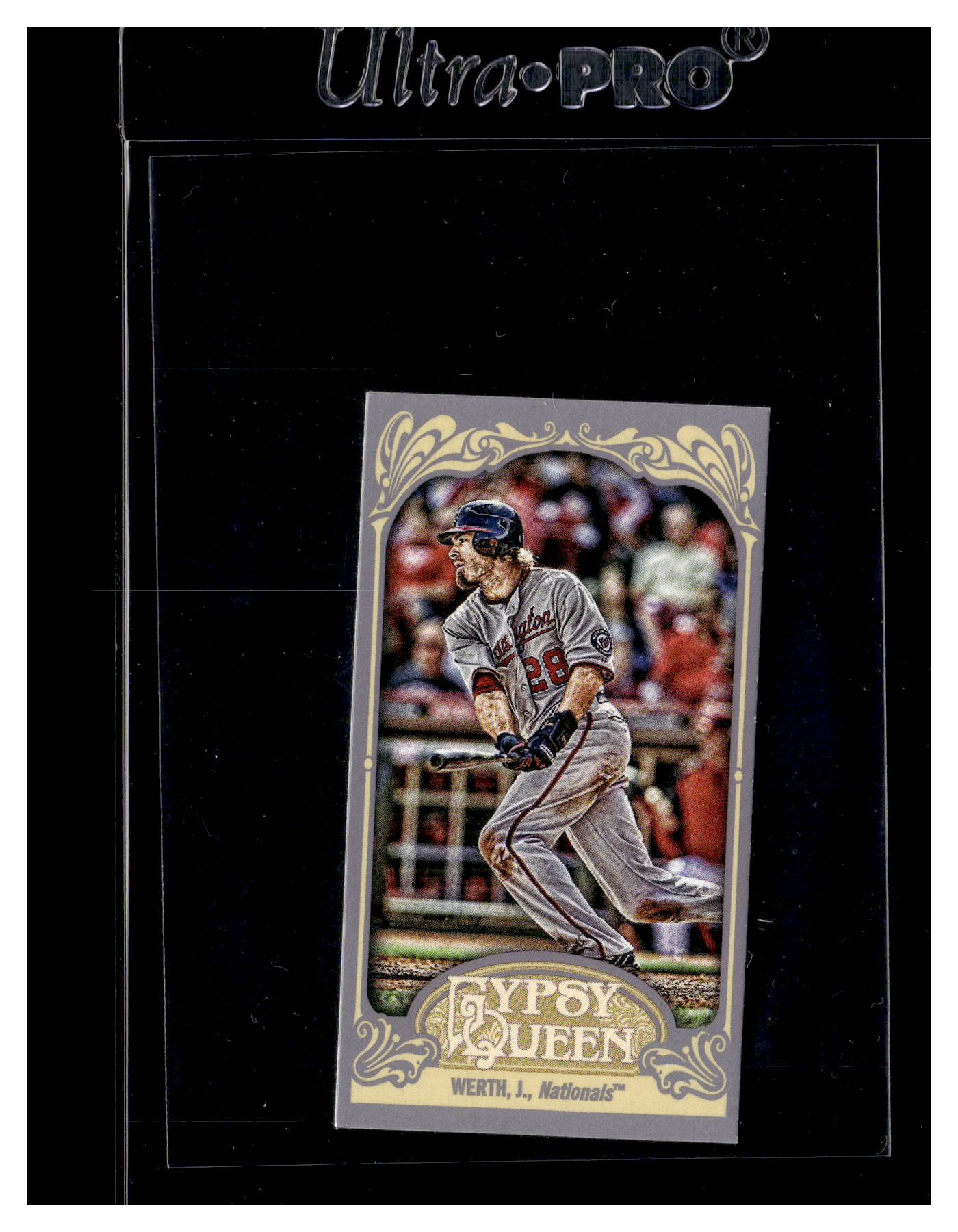 Topps Gypsy Queen Jayson Werth Mini Straight Cut Back Ebay