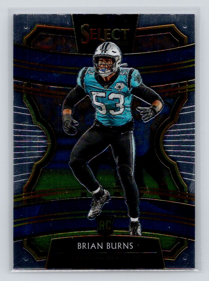 : 2019-20 Panini Select #35 Brian Burns Carolina Panthers  Football : Collectibles & Fine Art