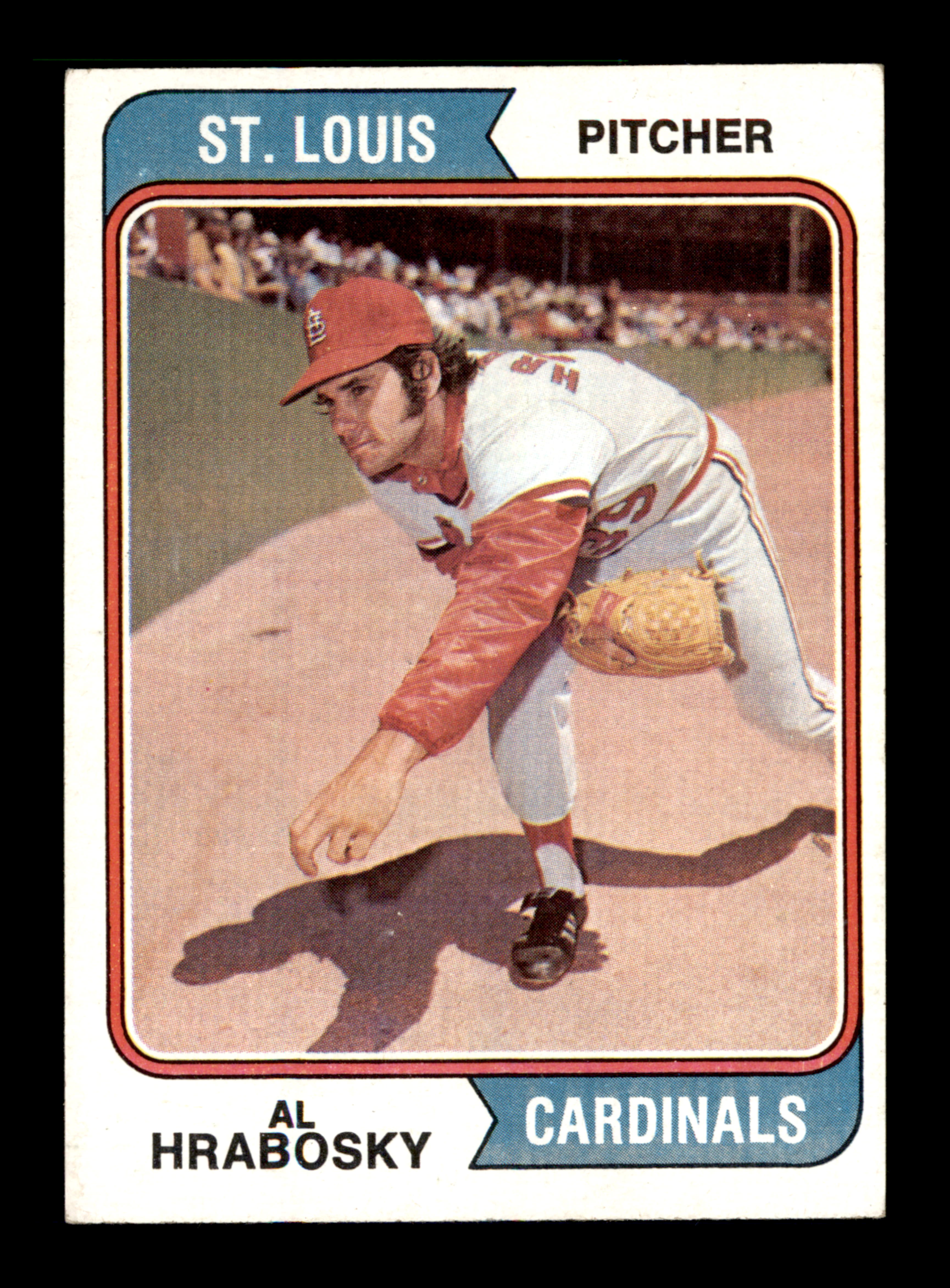  1974 Topps # 108 Al Hrabosky St. Louis Cardinals (Baseball Card)  EX/MT Cardinals : פריטי אספנות ואמנות