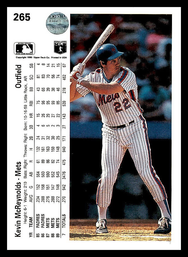 Upper Deck Baseball 1990 - Bild 42 von 174