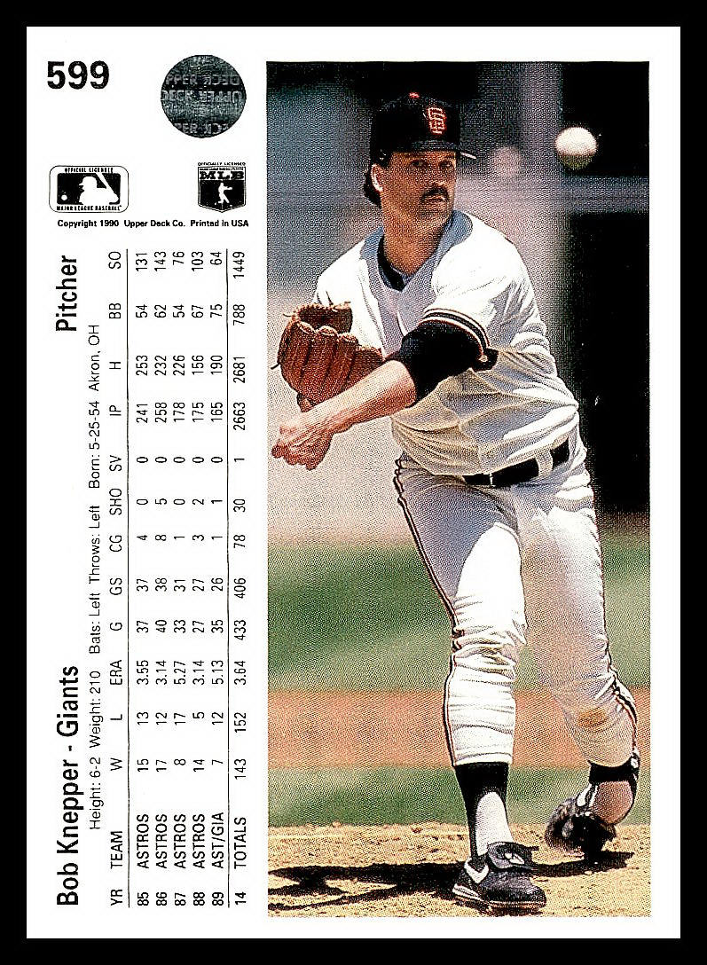 Upper Deck Baseball 1990 - Bild 140 von 174