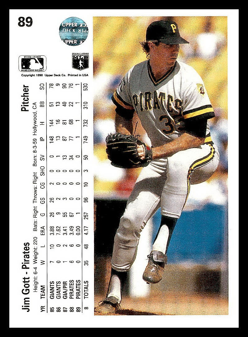 Upper Deck Baseball 1990 - Bild 172 von 174