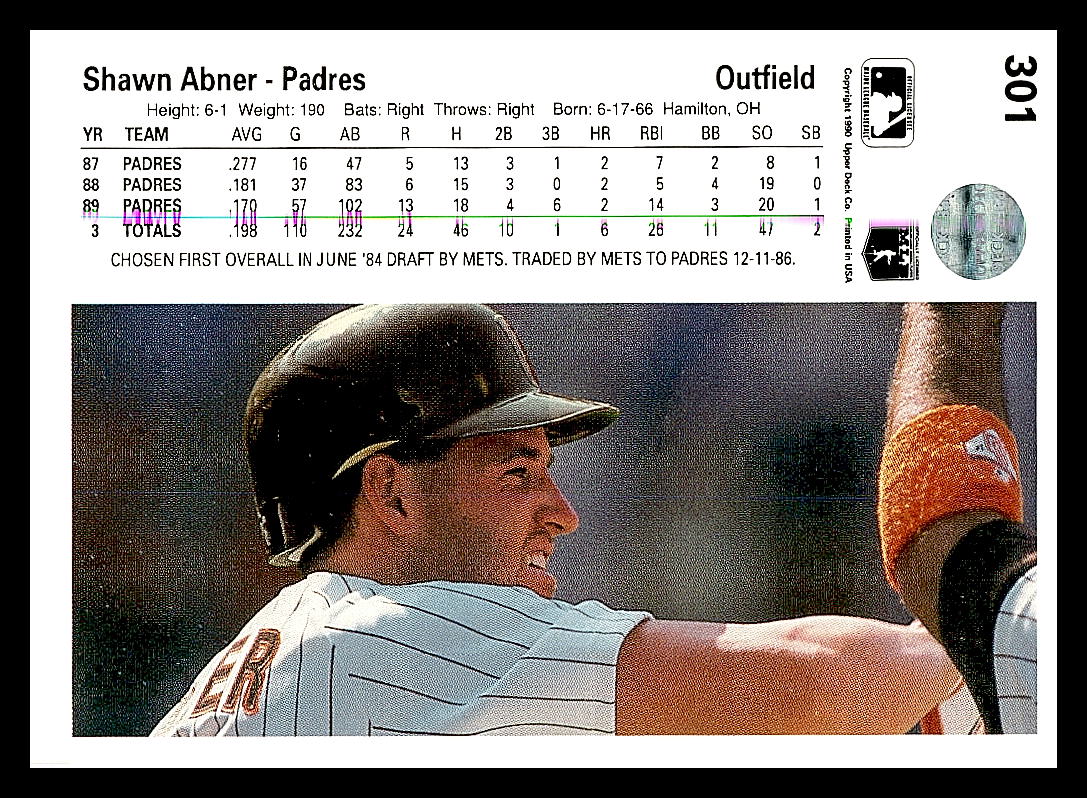 Upper Deck Baseball 1990 - Bild 52 von 174