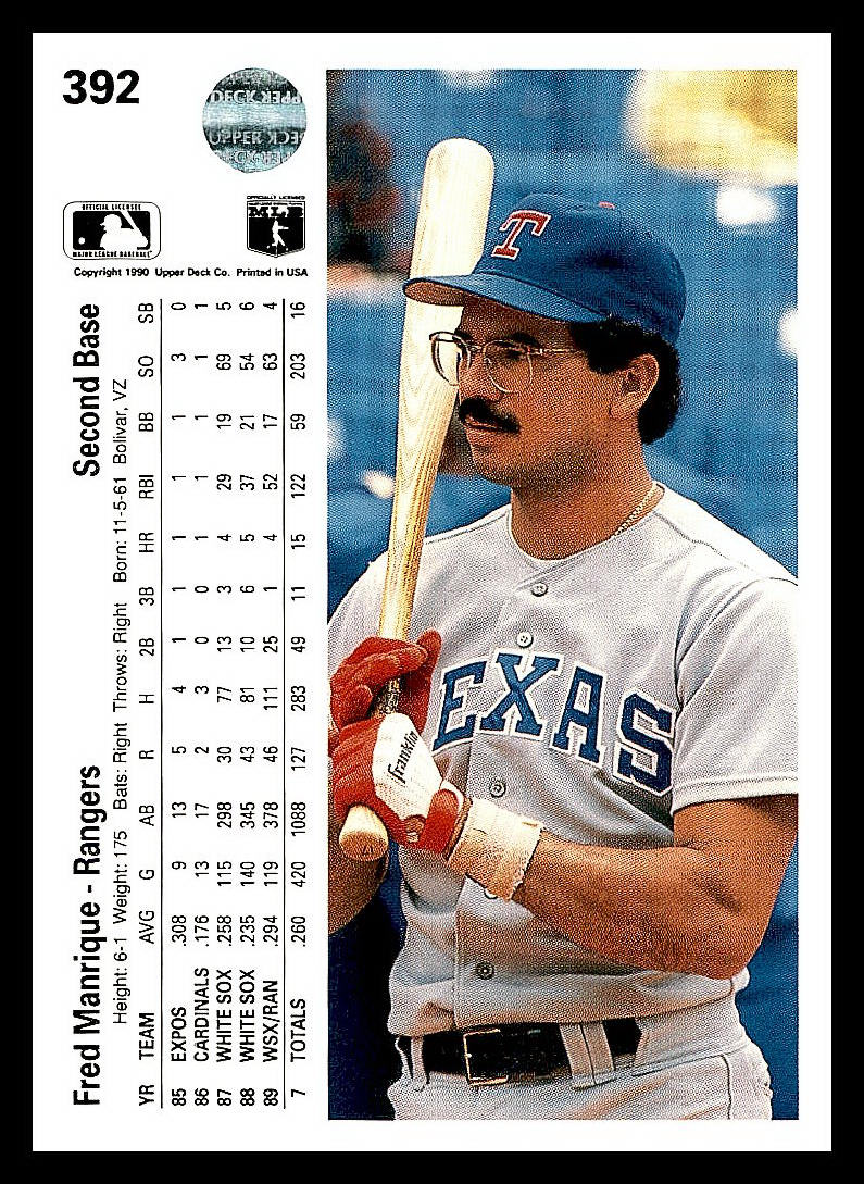 Upper Deck Baseball 1990 - Bild 80 von 174