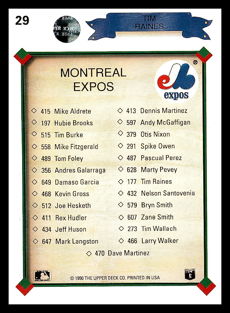 Upper Deck Baseball 1990 - Bild 50 von 174