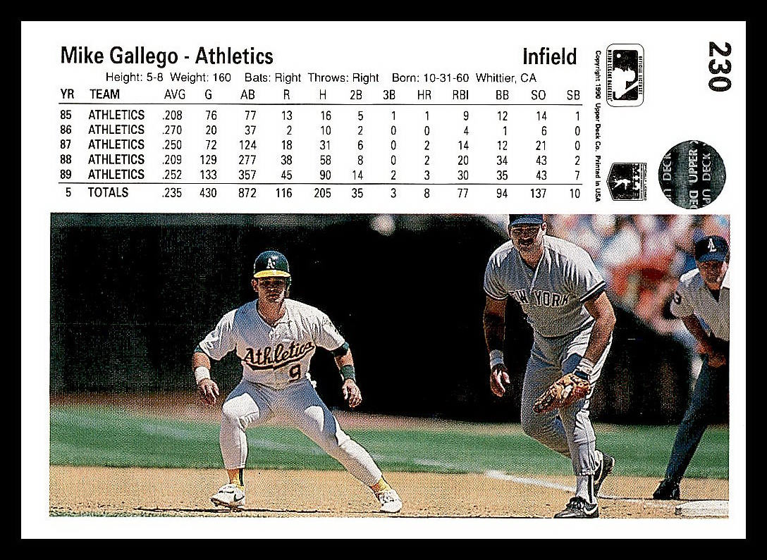 Upper Deck Baseball 1990 - Bild 32 von 174