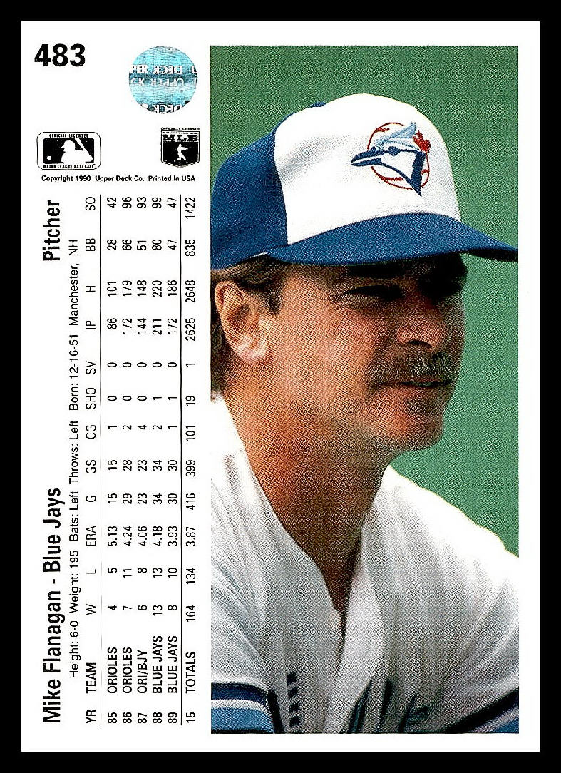 Upper Deck Baseball 1990 - Bild 110 von 174