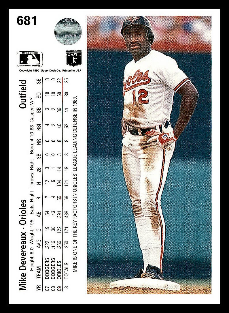 Upper Deck Baseball 1990 - Bild 156 von 174