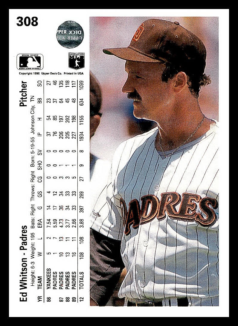 Upper Deck Baseball 1990 - Bild 60 von 174
