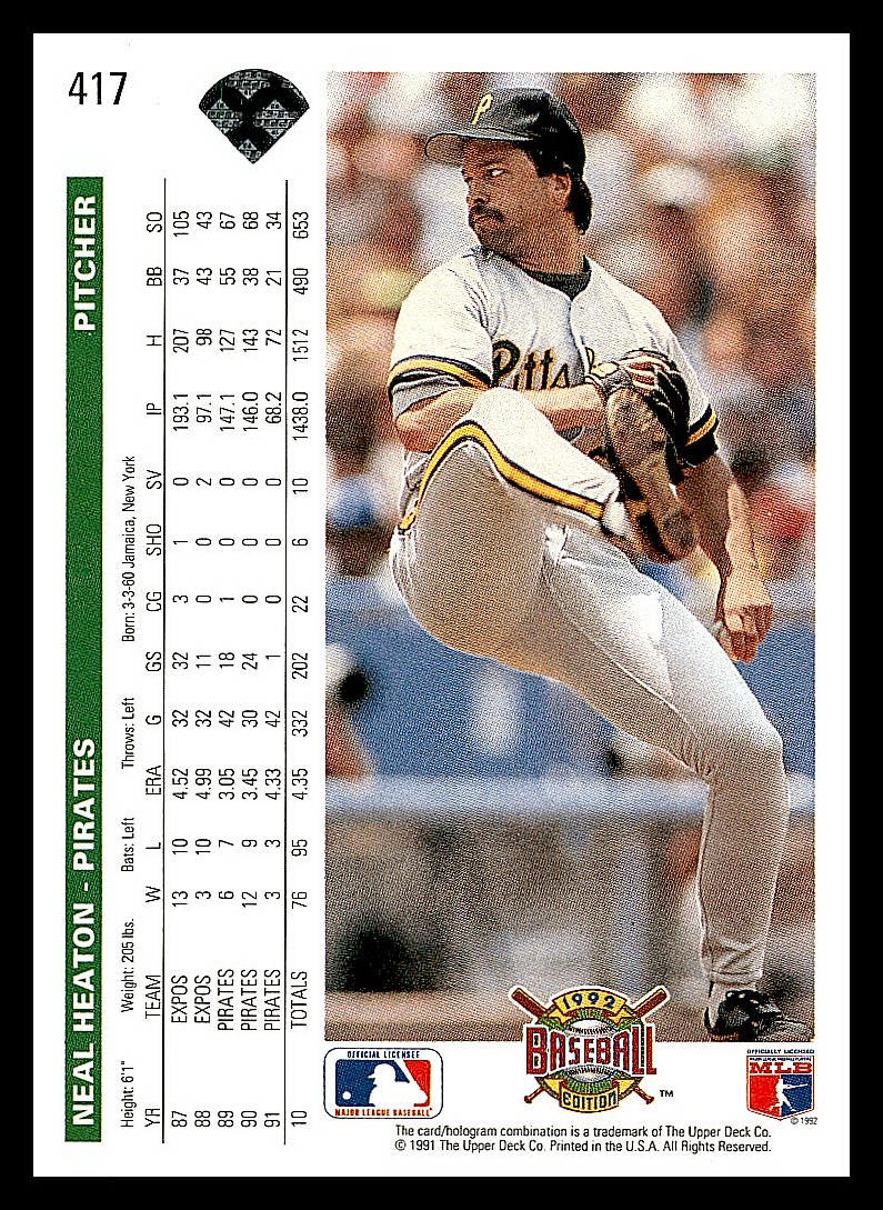 1992 Upper Deck Baseball - Picture 84 of 158