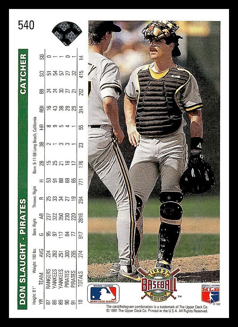 1992 Upper Deck Baseball - Picture 122 of 158