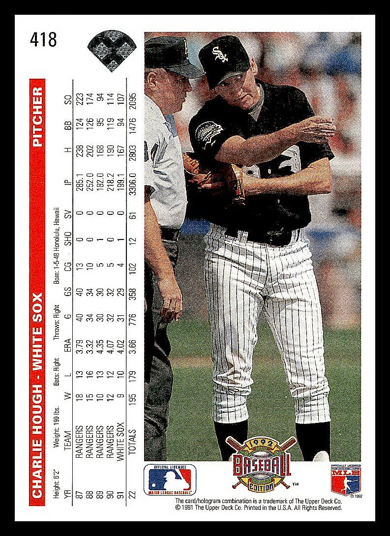 1992 Upper Deck Baseball - Picture 86 of 158