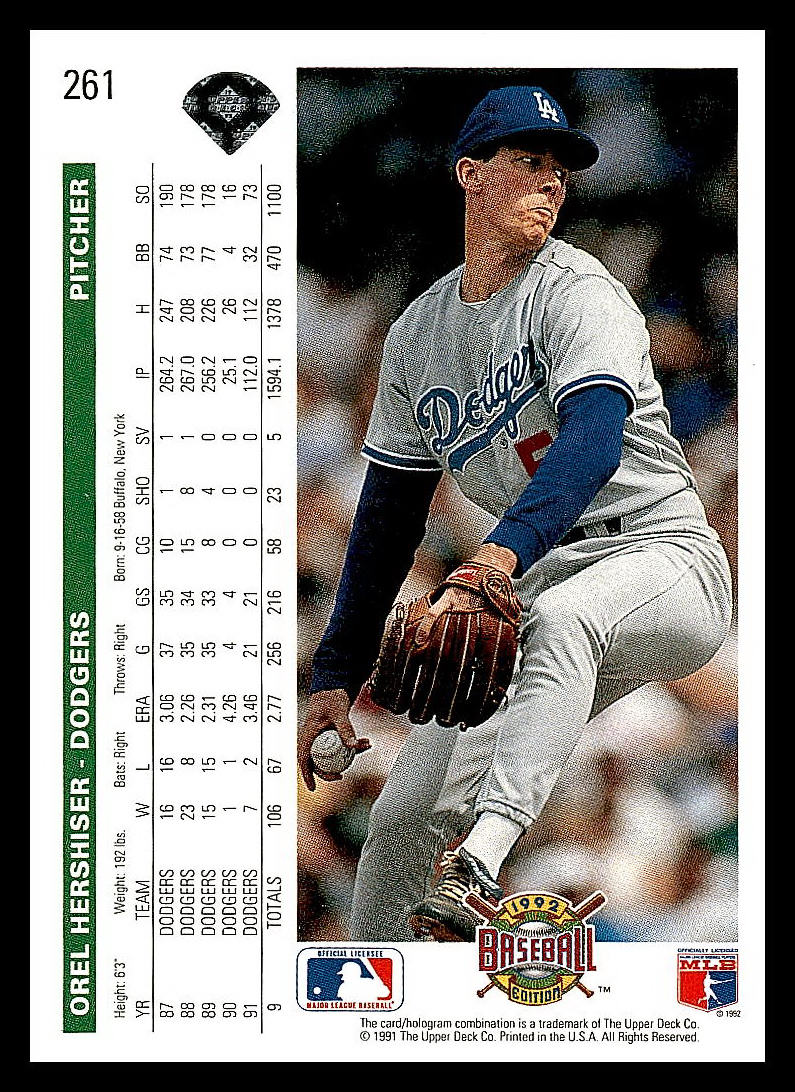 1992 Upper Deck Baseball - Picture 44 of 158