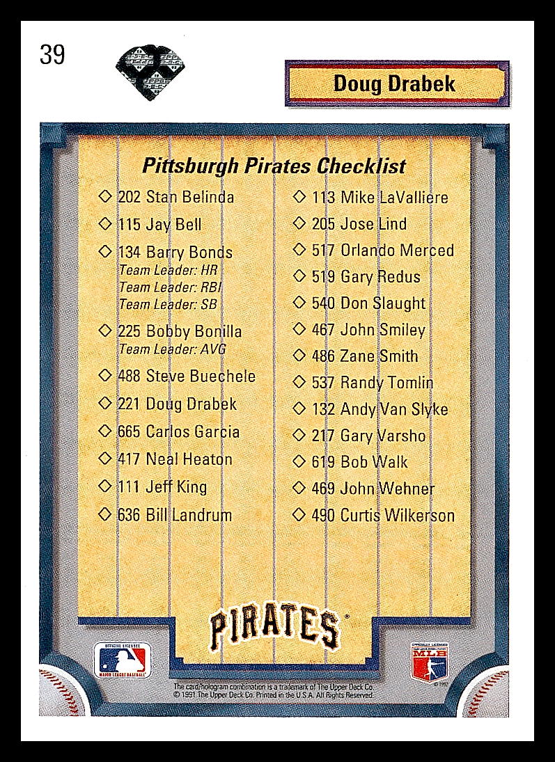 1992 Upper Deck Baseball - Picture 76 of 158