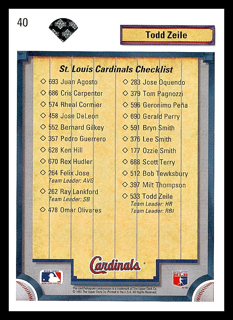 1992 Upper Deck Baseball - Picture 82 of 158