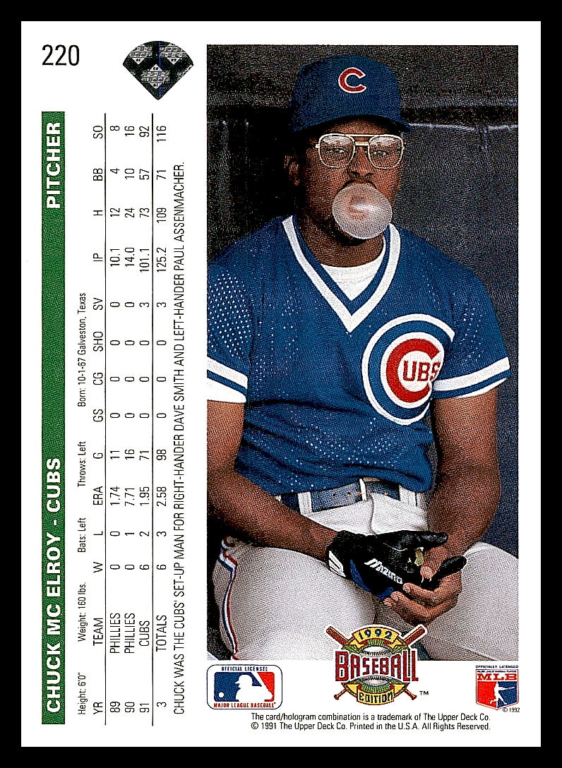 1992 Upper Deck Baseball - Picture 34 of 158