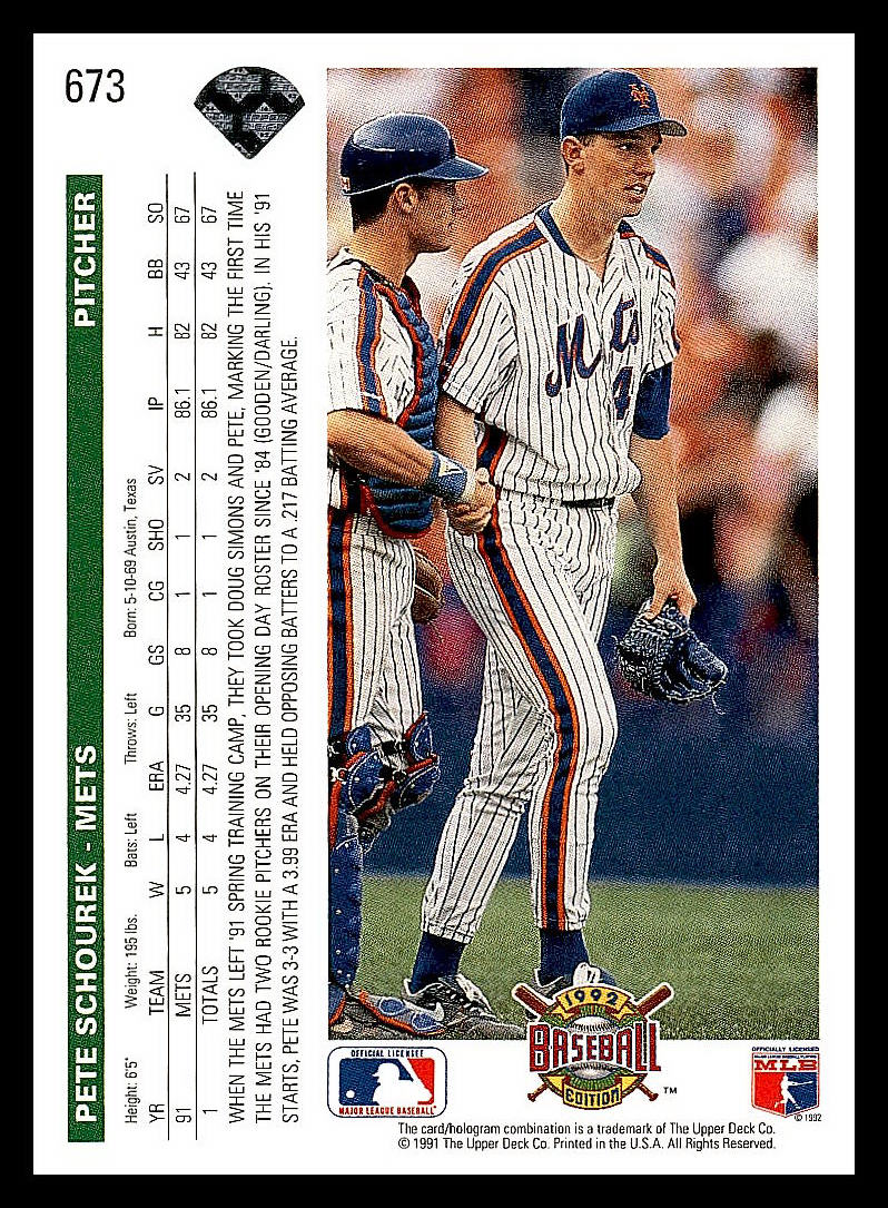 1992 Upper Deck Baseball - Picture 148 of 158