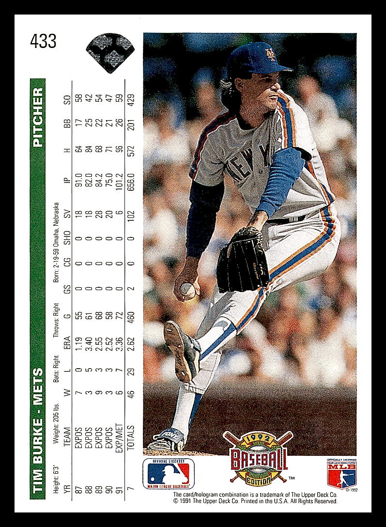 1992 Upper Deck Baseball - Picture 92 of 158