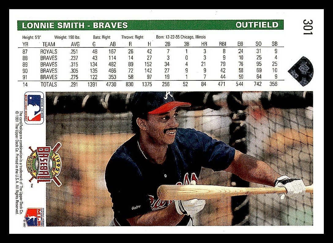 1992 Upper Deck Baseball - Picture 56 of 158