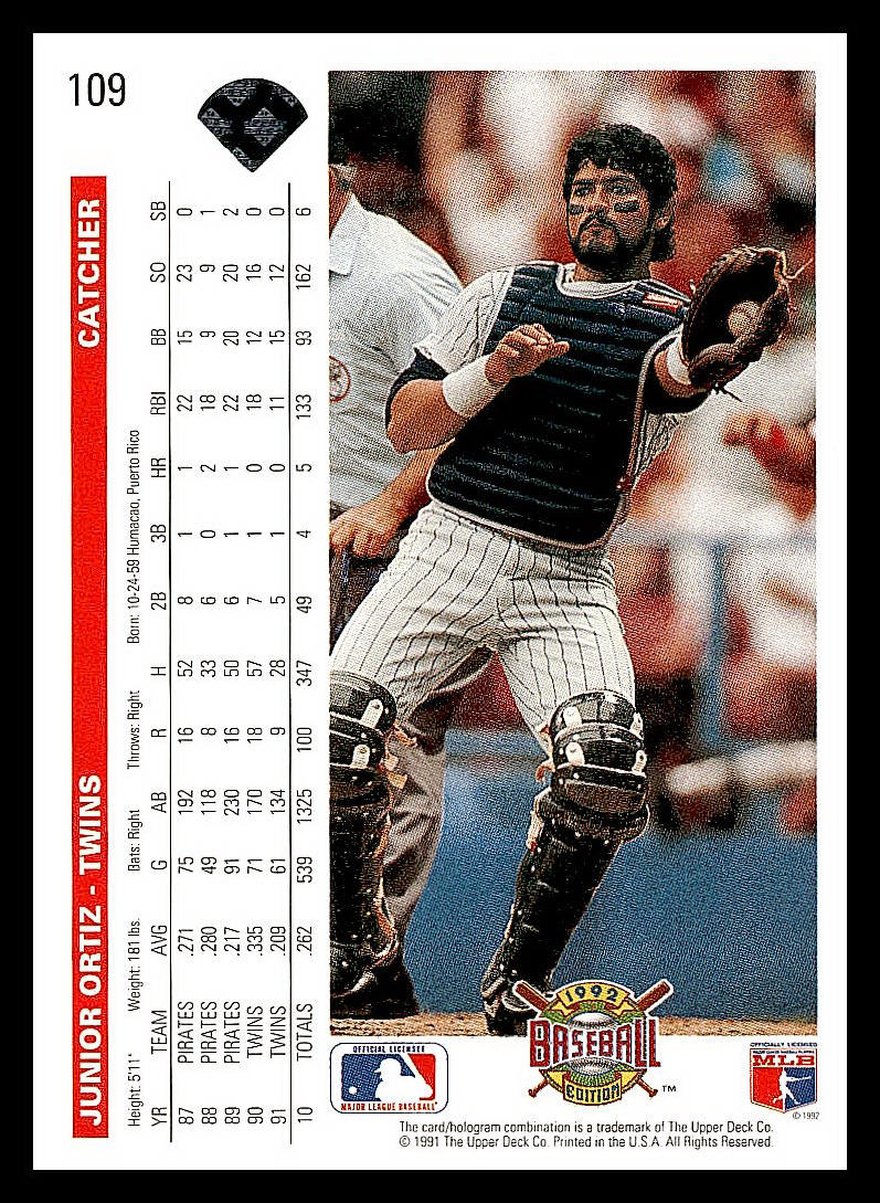 1992 Upper Deck Baseball - Picture 6 of 158