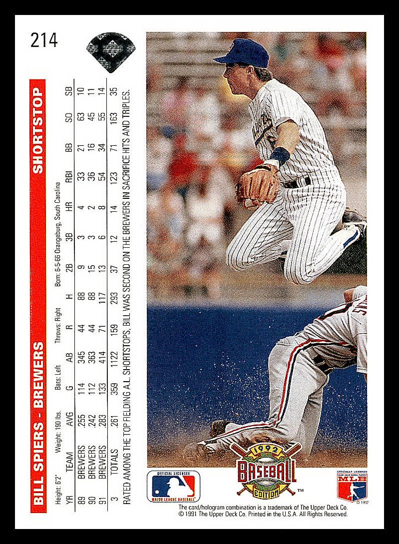 1992 Upper Deck Baseball - Picture 32 of 158