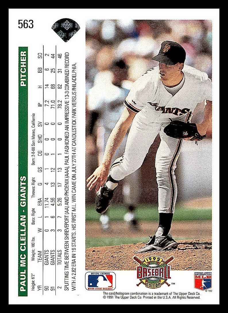 1992 Upper Deck Baseball - Picture 130 of 158