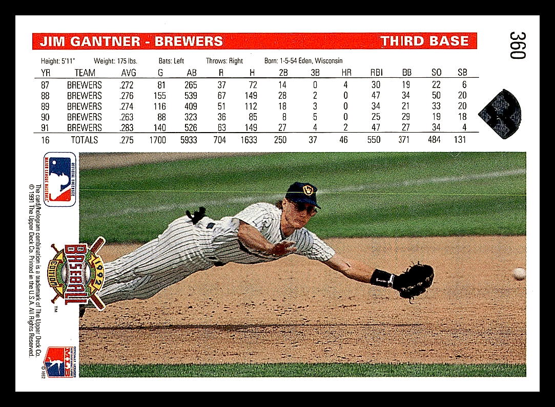 1992 Upper Deck Baseball - Picture 70 of 158