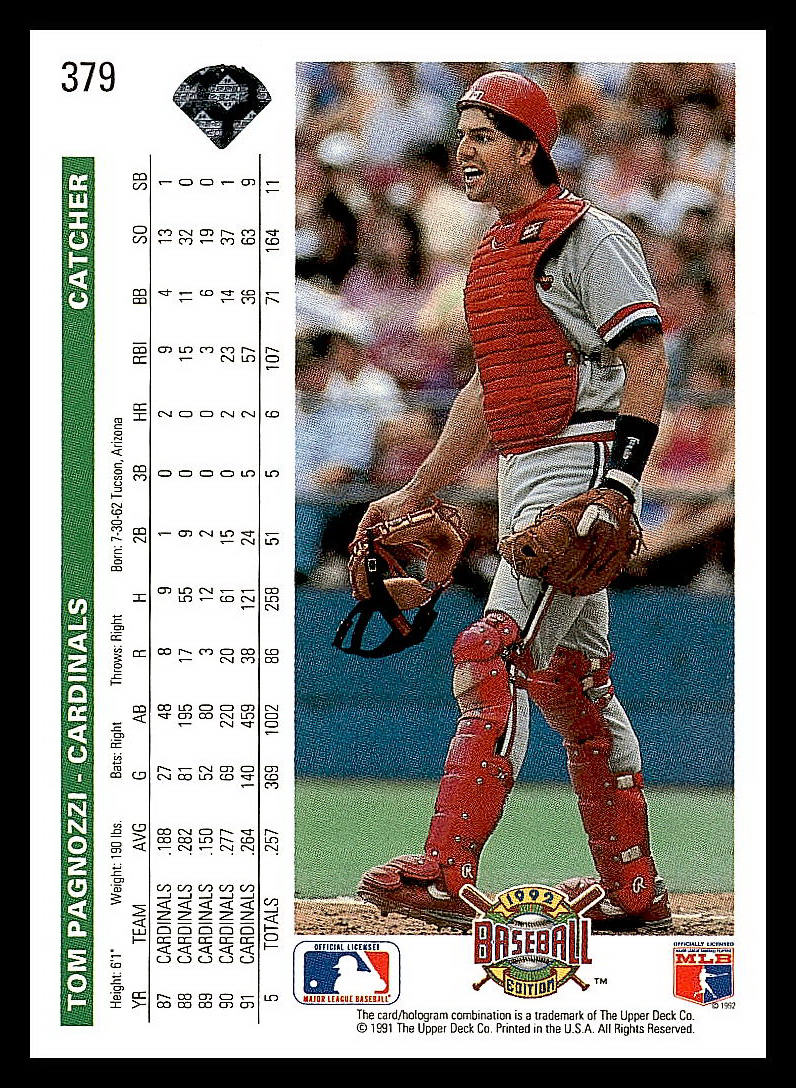 1992 Upper Deck Baseball - Picture 74 of 158