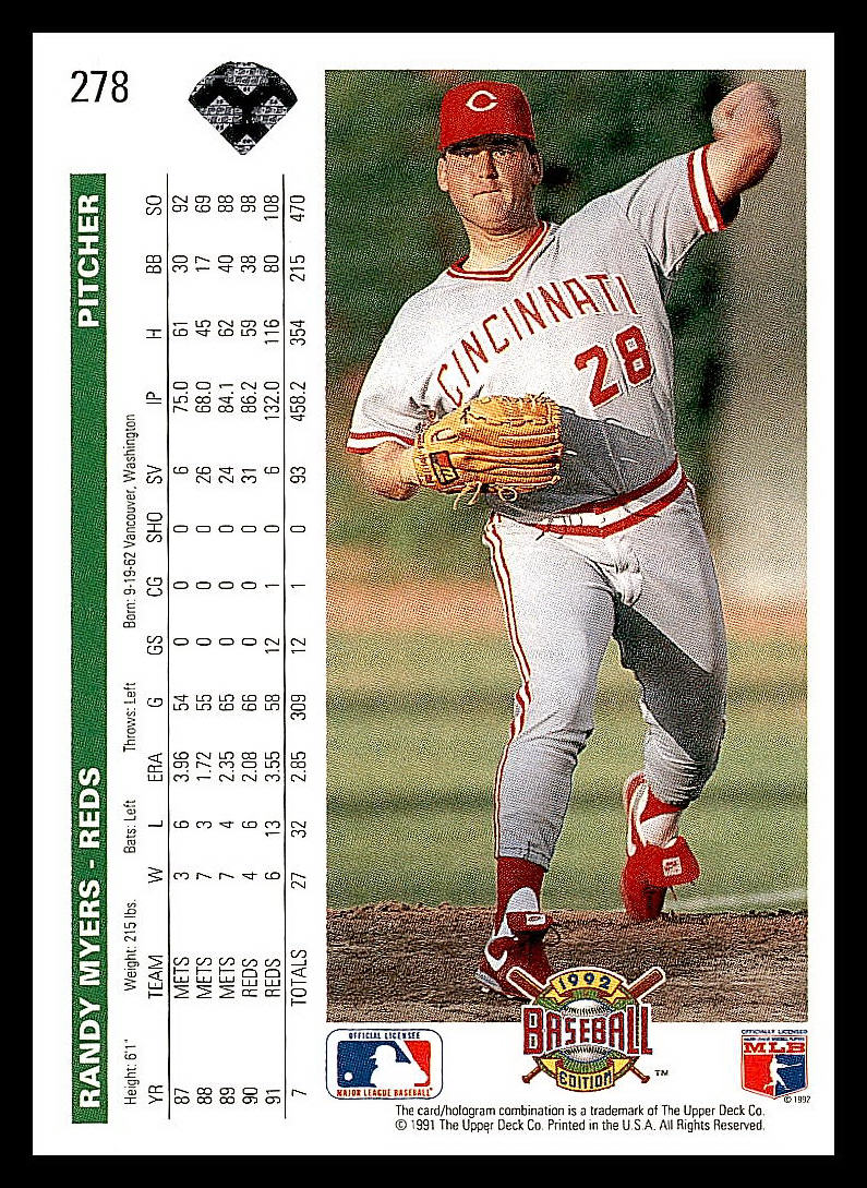 1992 Upper Deck Baseball - Picture 52 of 158