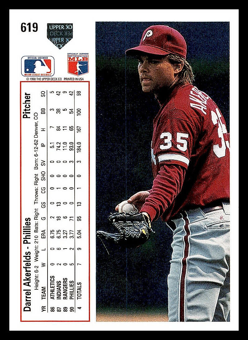 1991 Upper Deck Baseball - Picture 4 of 86