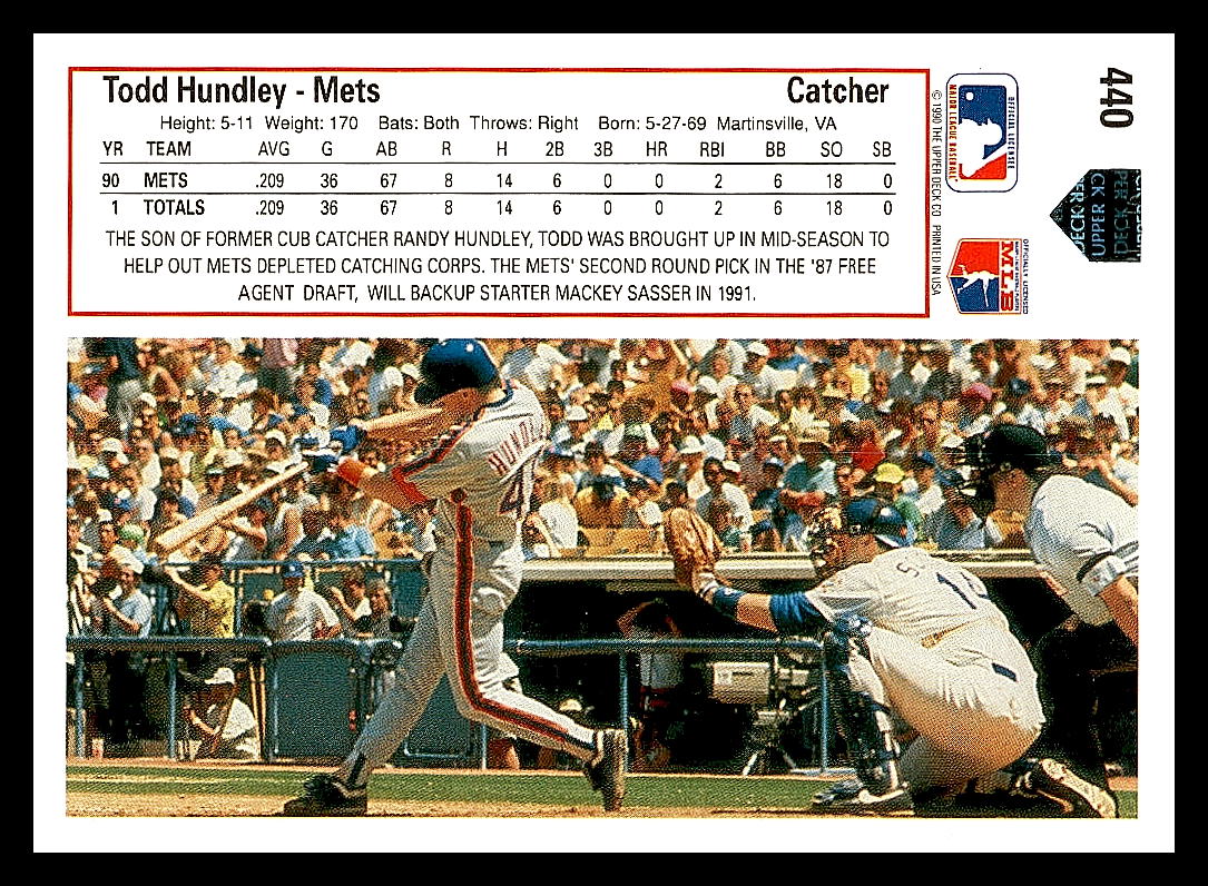 1991 Upper Deck Baseball - Picture 46 of 86