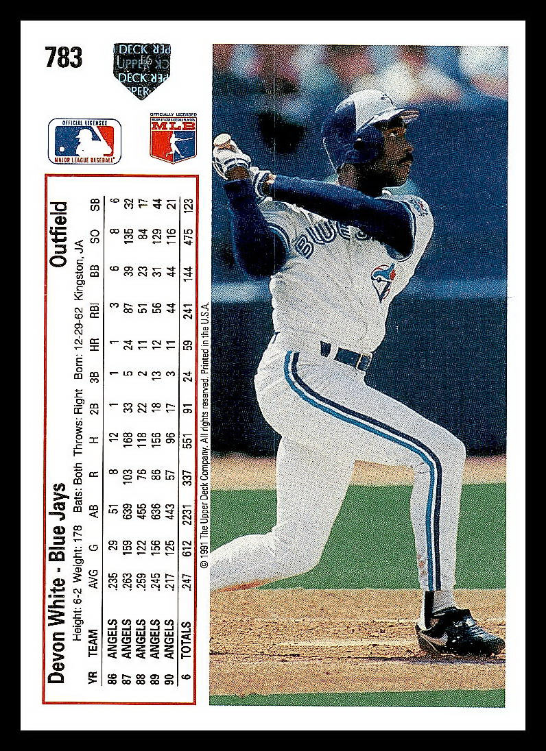 1991 Upper Deck Baseball - Picture 52 of 86