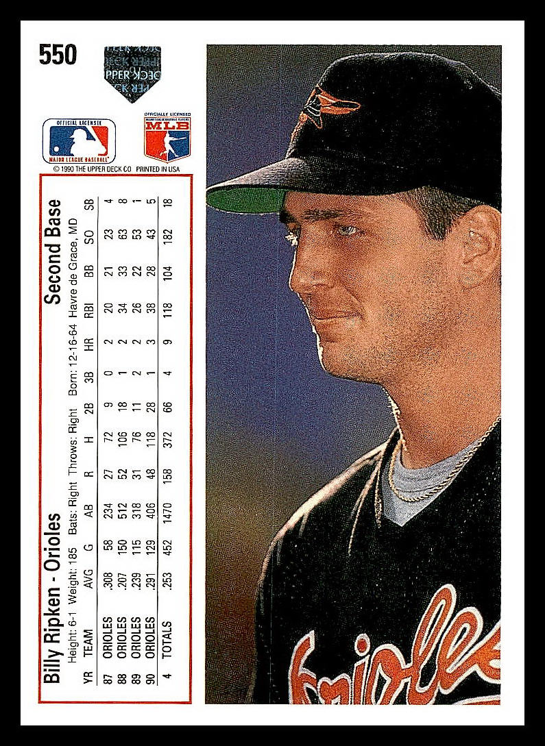 1991 Upper Deck Baseball - Picture 72 of 86