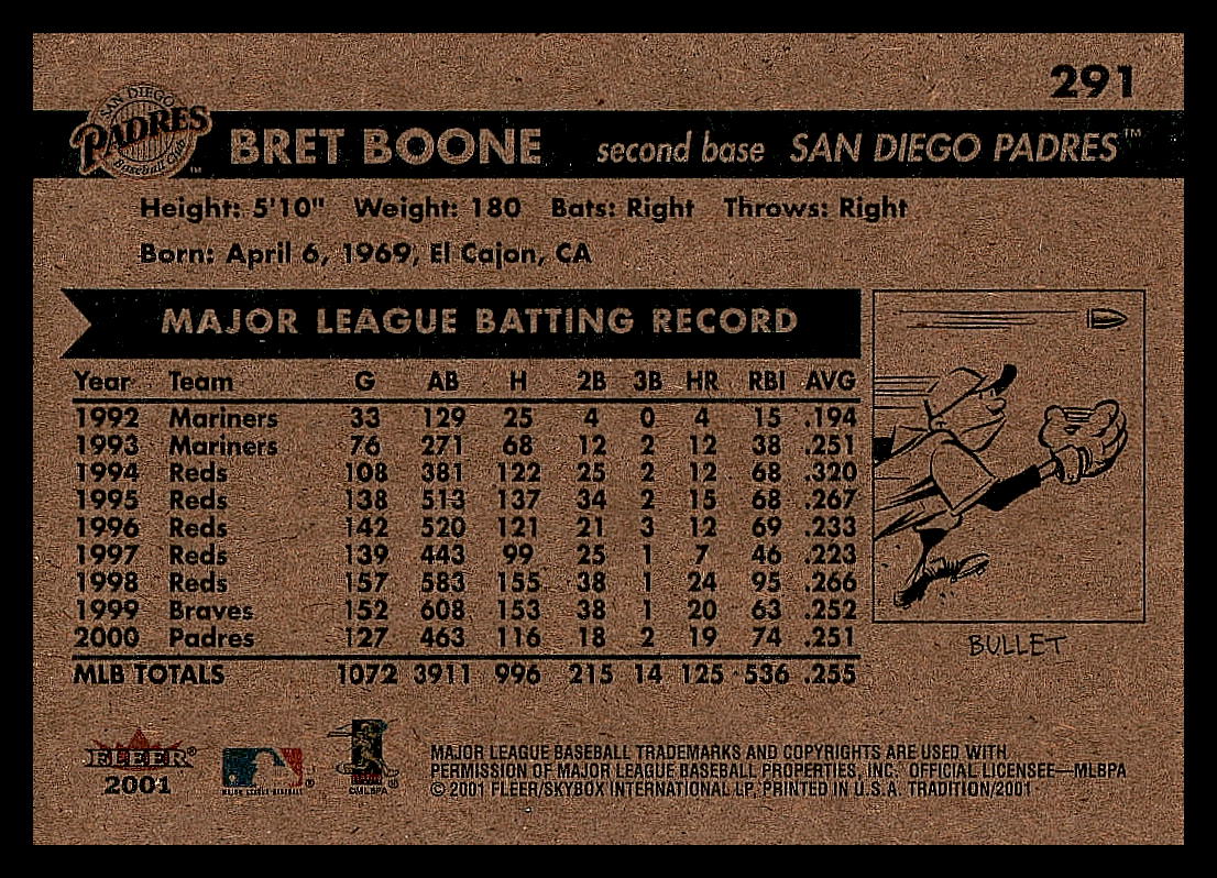 2001 Fleer Baseball - Tradition - Picture 28 of 59