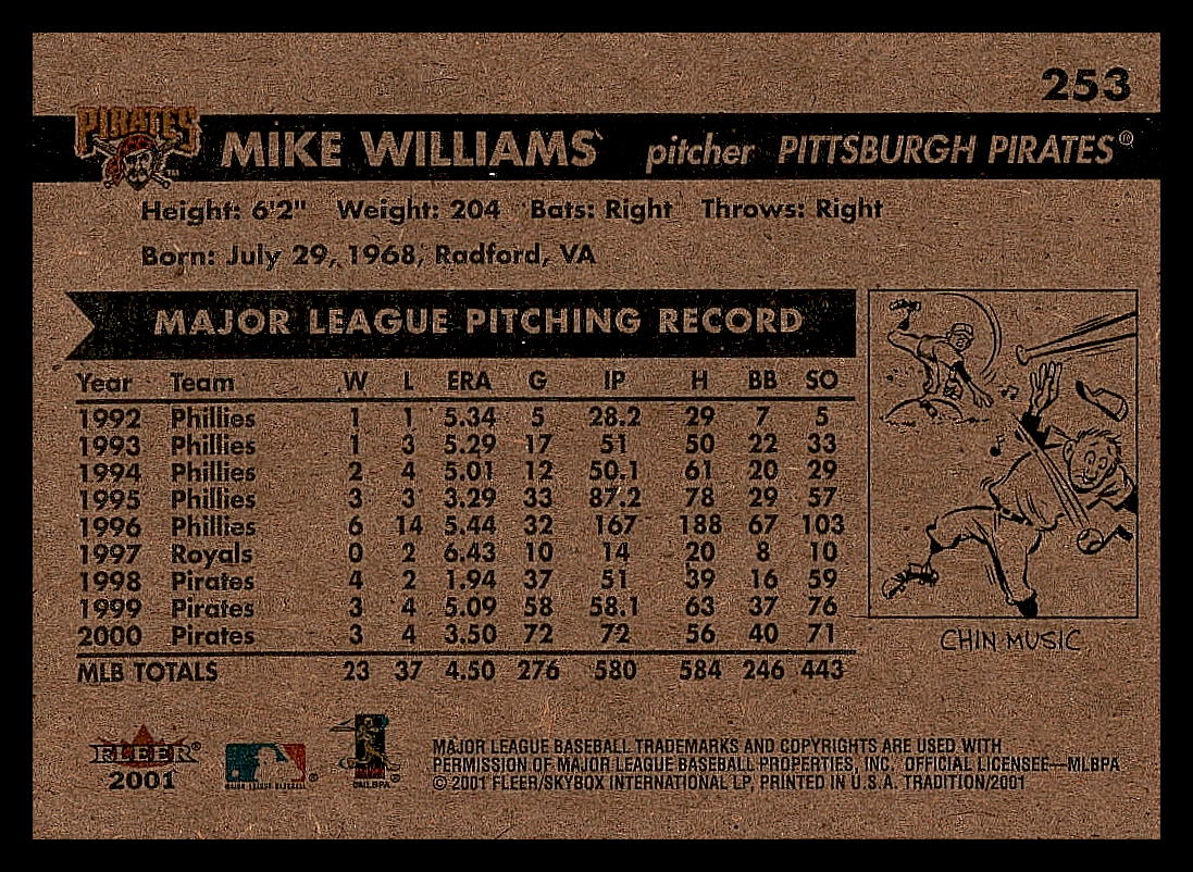 2001 Fleer Baseball - Tradition - Picture 22 of 59