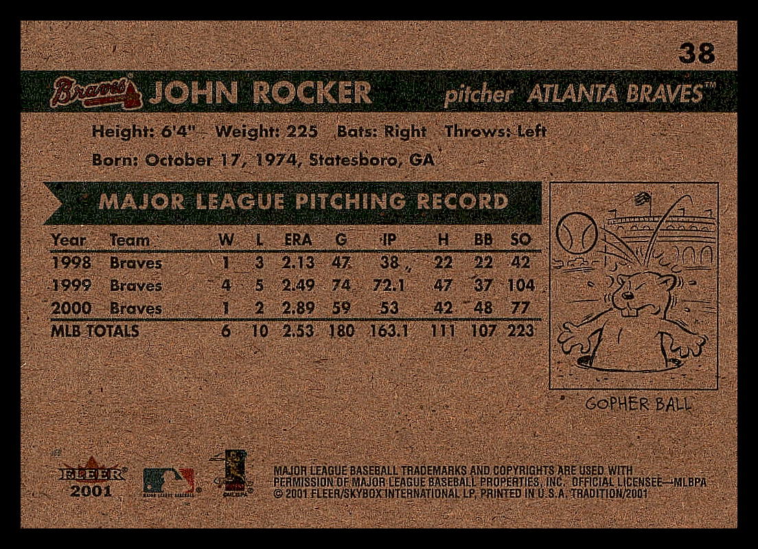 2001 Fleer Baseball - Tradition - Picture 42 of 59