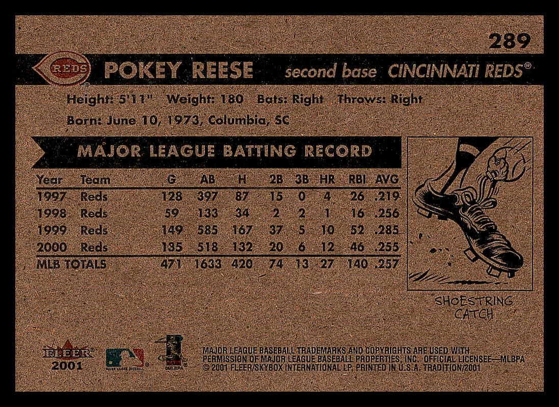 2001 Fleer Baseball - Tradition - Picture 26 of 59