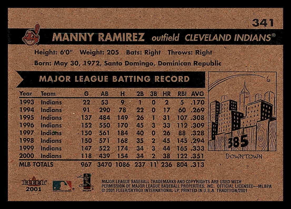 2001 Fleer Baseball - Tradition - Picture 36 of 59