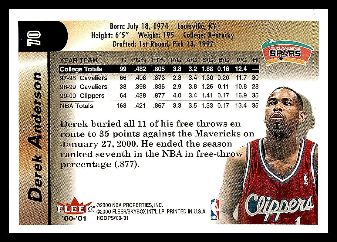 NBA Hoops - 2000 - Hot Prospects - Picture 56 of 82