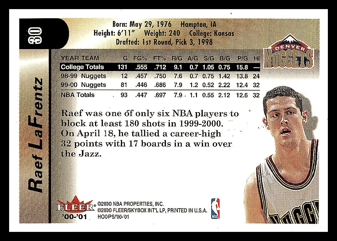 NBA Hoops - 2000 - Hot Prospects - Picture 24 of 82