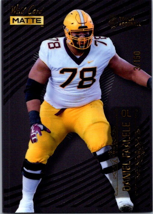 2022 Wild Card Matte Daniel Faalele #MB-25 Minnesota Golden Gophers -TSC1