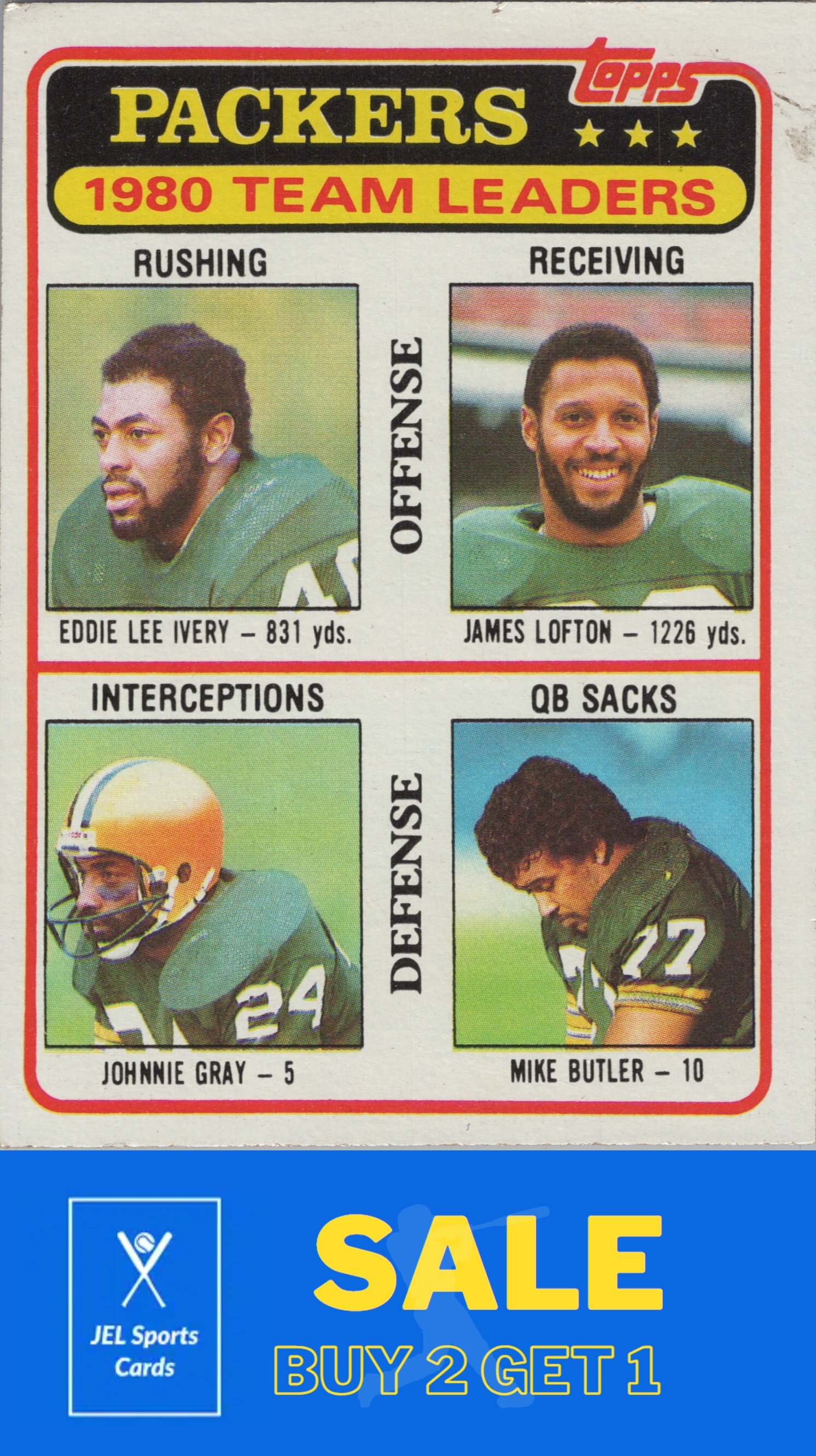 1981 Topps #151 Packers Team Leaders CL | eBay