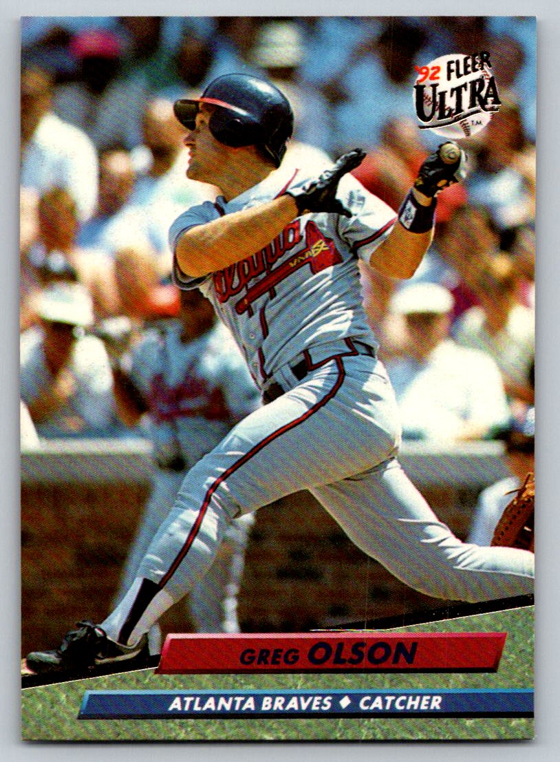 1992 Ultra Greg Olson Atlanta Braves #166