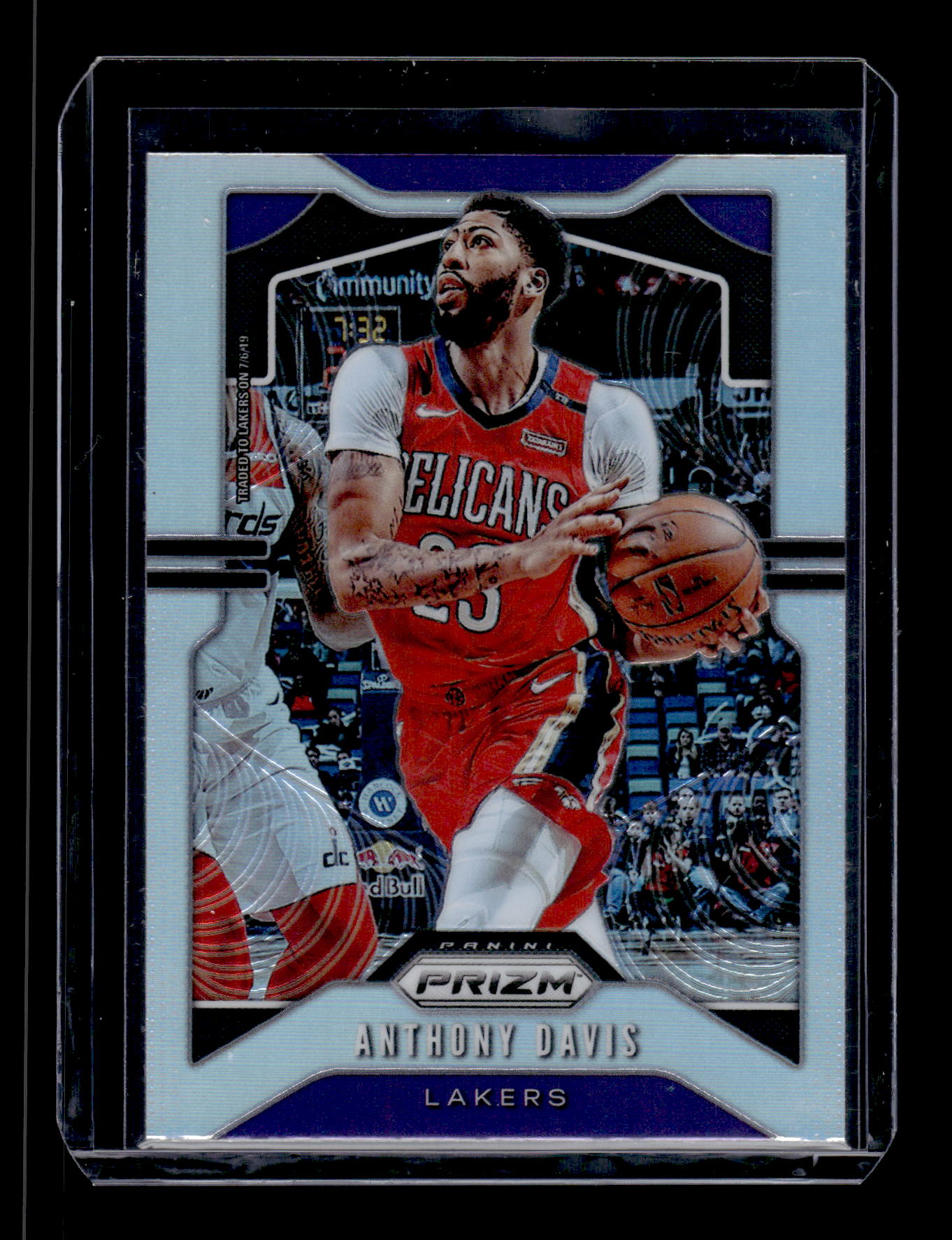 2019 Panini Prizm #222 Anthony Davis  Silver   Mint+ New