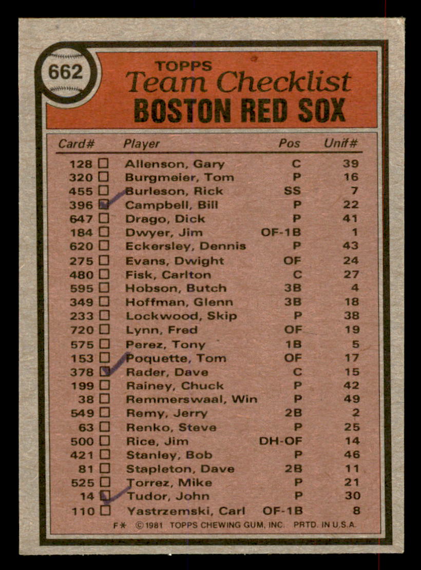 Boston Red Sox™, by Harland Clarke