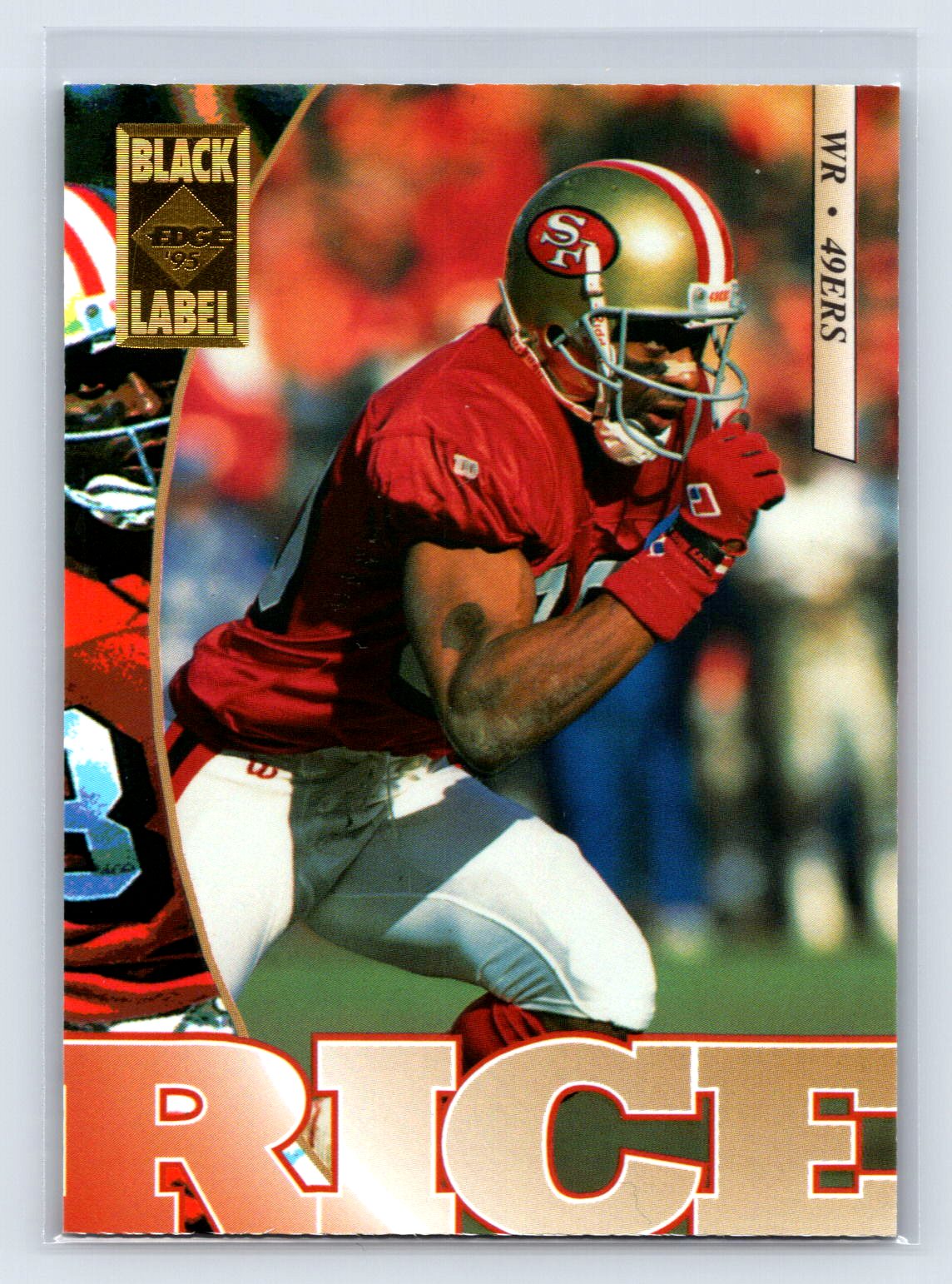 Jerry Rice Collector's Edge Black Label 1995 NFL Card #177 San