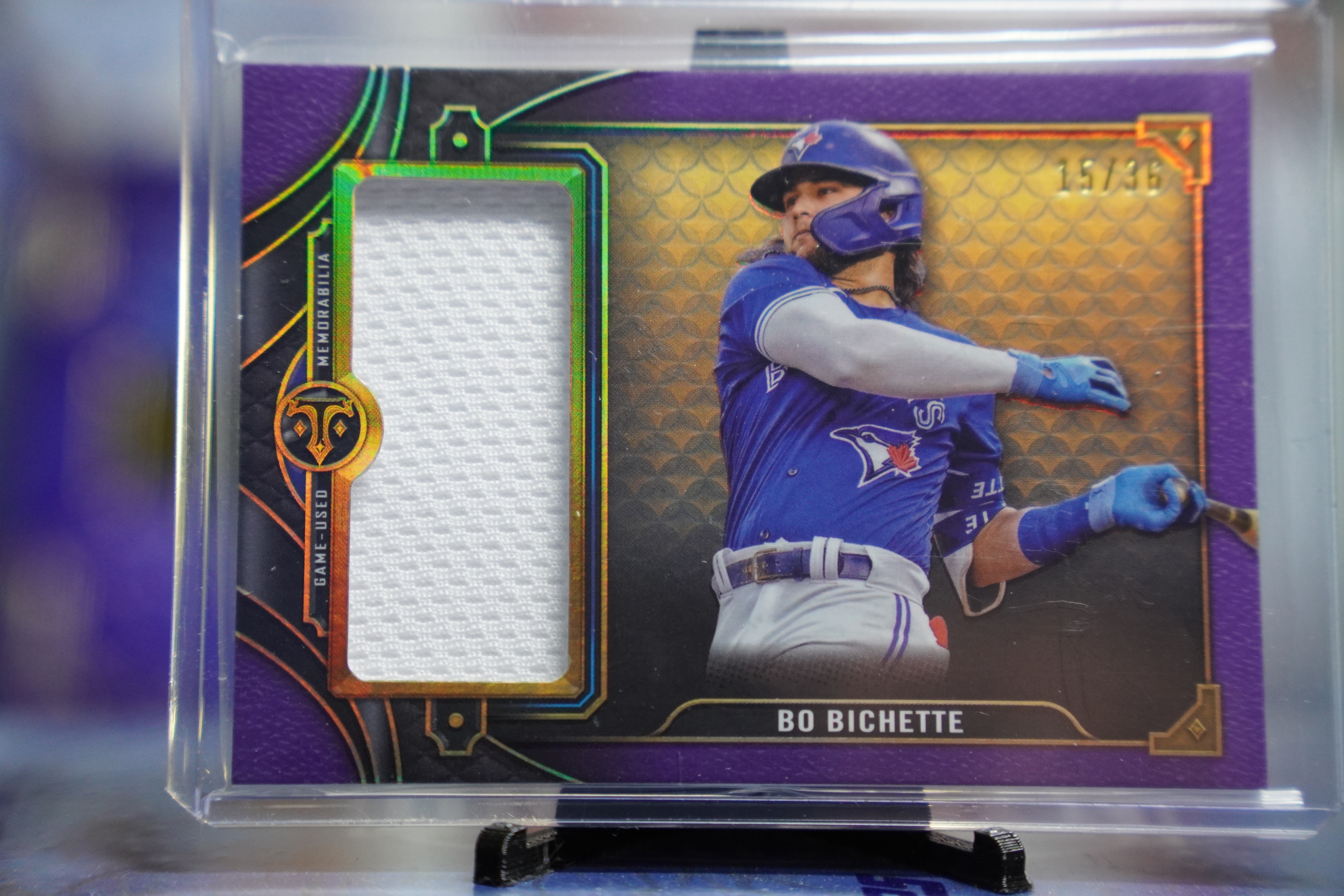 Bo Bichette 2022 Topps Triple Threads Single Jumbo Relics /36 Baseball Card