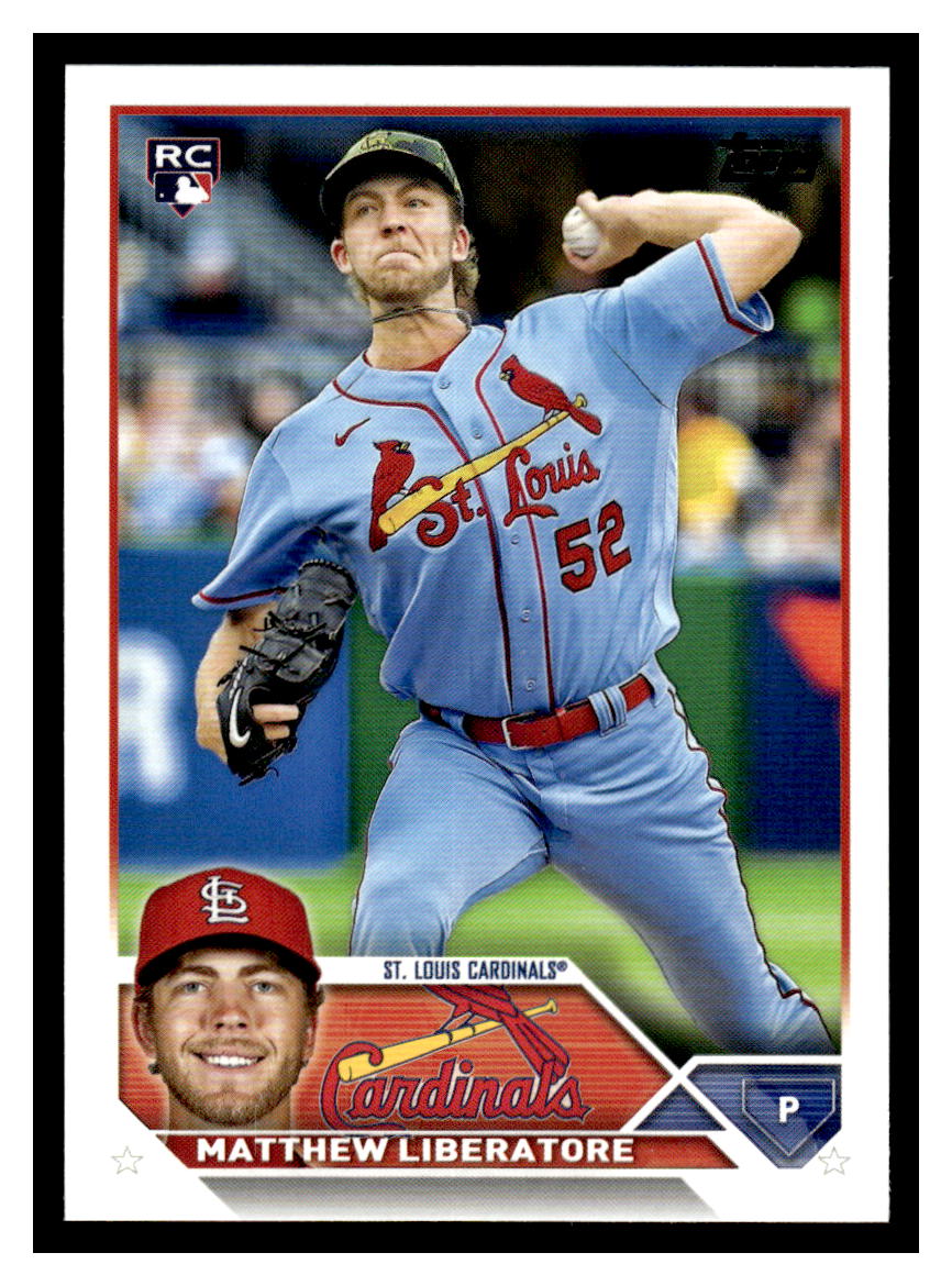 2023 Topps #52 Matthew Liberatore St. Louis Cardinals Rookie Card,  in  2023