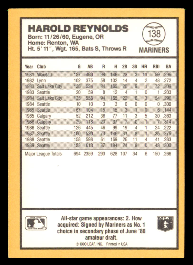 1990 Donruss Best of the AL Pick From List #101-144 - Picture 78 of 90