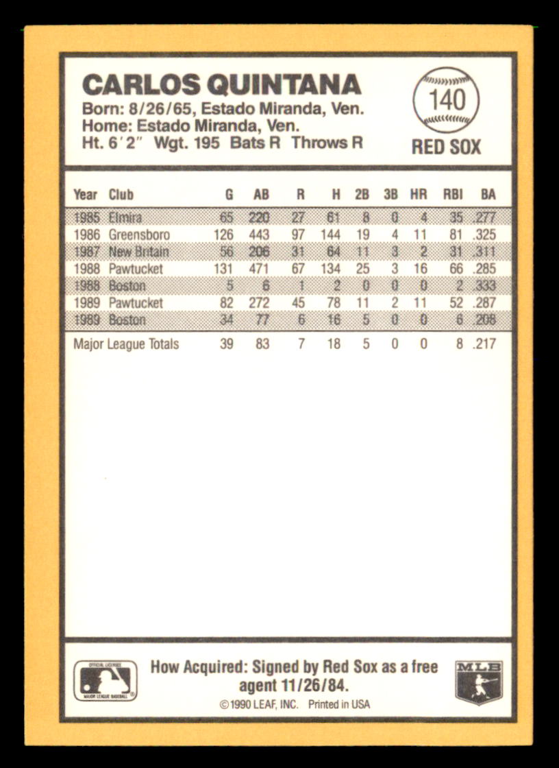 1990 Donruss Best of the AL Pick From List #101-144 - Picture 82 of 90